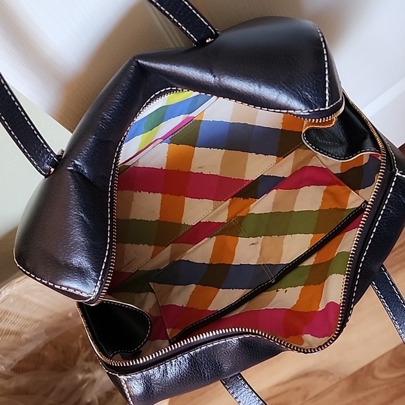 Kate Spade Navy Blue Leather Handbag Model Melinda/Grand Street - Picture 4 of 8